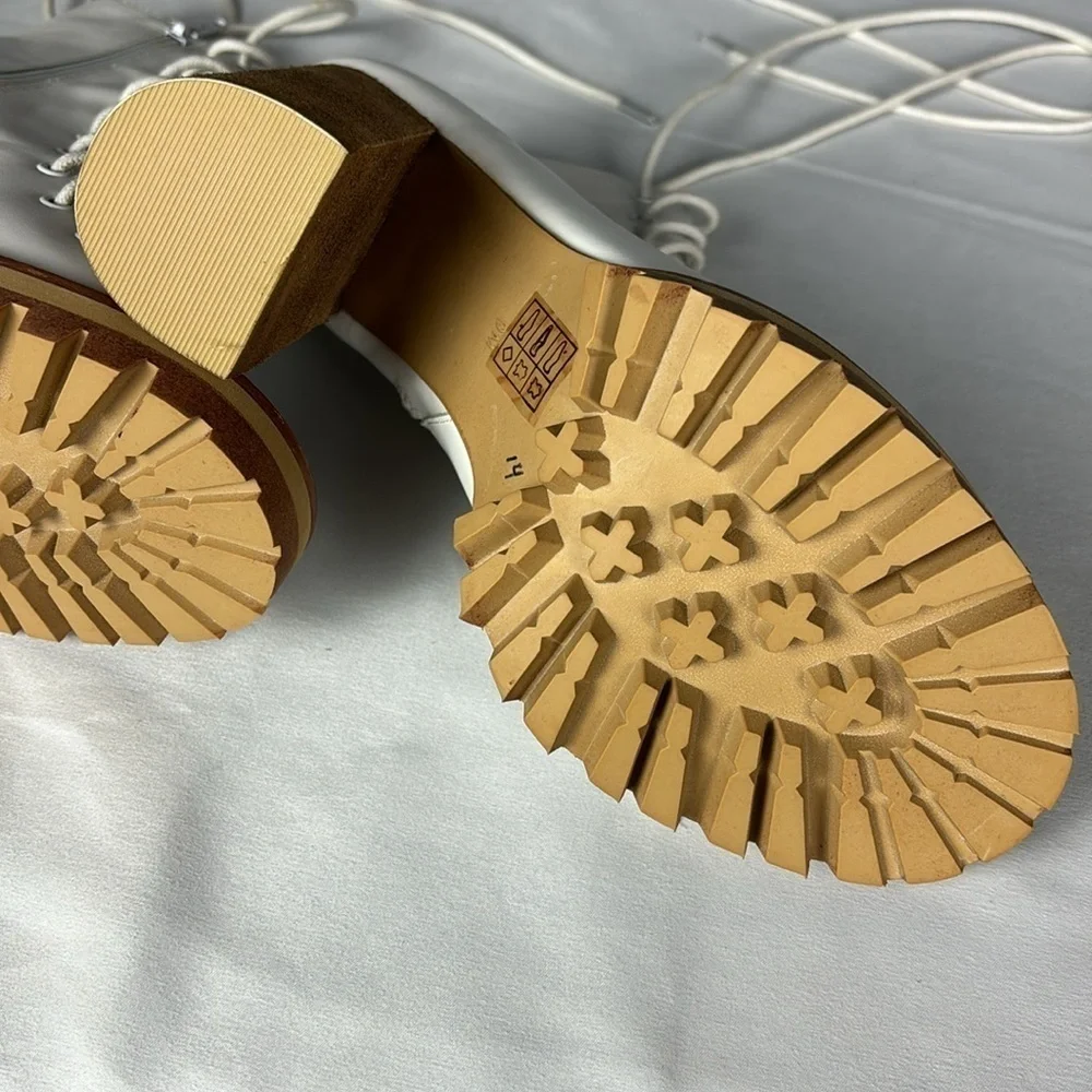 Jeffrey Campbell Free People White Palermo Heels - Picture 12 of 14